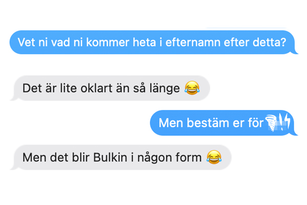 Efternamn konversation